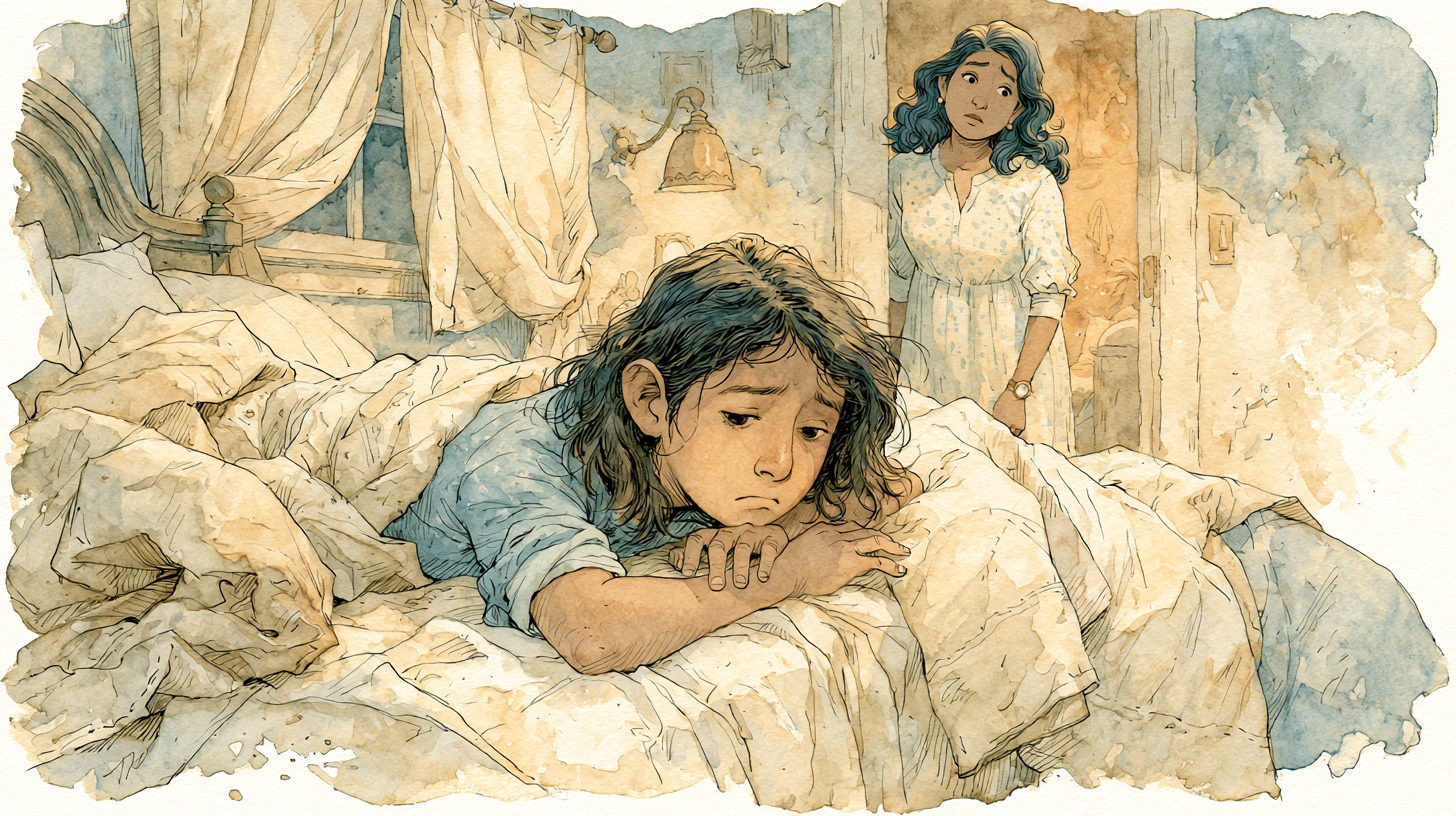 Why Does My Child Stay in Bed All Day but Say They're Miserable?